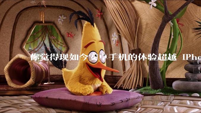 你觉得现如今安卓手机的体验超越 iPhone 了吗？